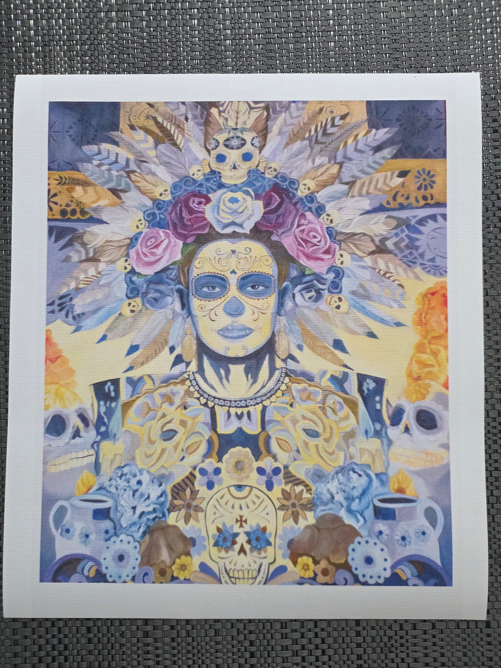 Frida kahlo collection 8x10 print on canvas