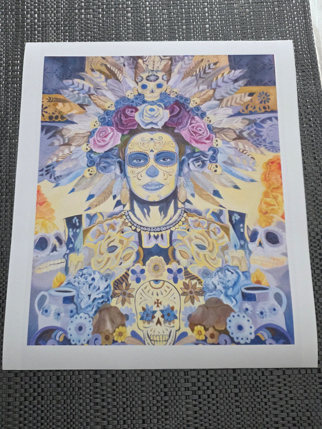 Frida kahlo collection 8x10 print on canvas